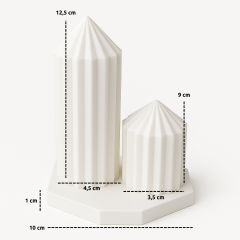 Tower Decor - Kule Dekor Seti Tepsili