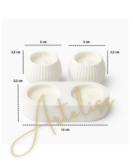 Tealight Combo - Premium Renkli Kaplı Mum