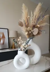 İkili Set Halka Vazo İskandinav Tasarım