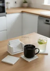 Standlı Bardak Altlığı Seti