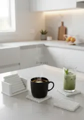 Standlı Bardak Altlığı Seti