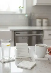 Standlı Bardak Altlığı Seti