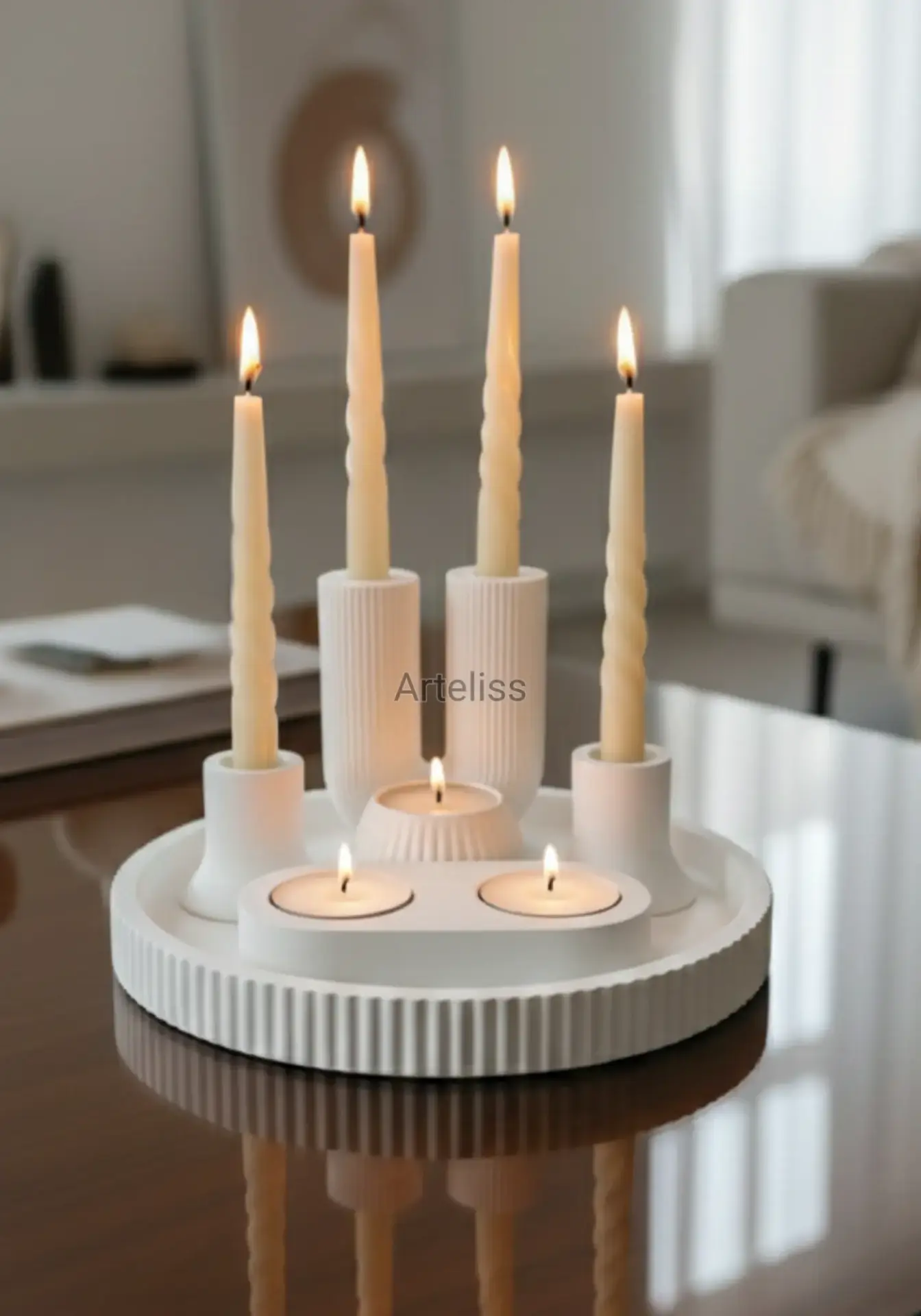 Dekoratif Şamdan Tealight Seti