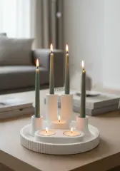 Dekoratif Şamdan Tealight Seti