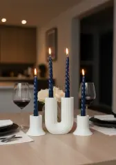 Popüler Üçlü Şamdan Seti