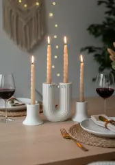 Popüler Üçlü Şamdan Seti