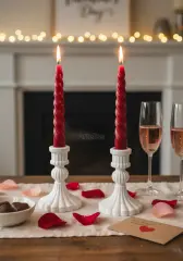 Avrupa Tasarım İkili Klasik Şamdan