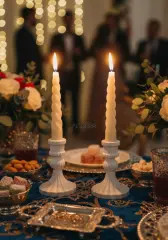 Avrupa Tasarım İkili Klasik Şamdan