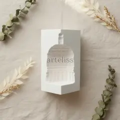 Roma Tapınağı Dekoratif Tealight Işık Kubbesi