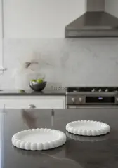 Mini Bubble İkili Yuvarlak Obje Dekoratif Tabak