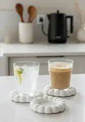 Big Bubble İkili Yuvarlak Obje Dekoratif Tabak