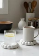 Big Bubble İkili Yuvarlak Obje Dekoratif Tabak