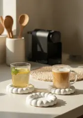 Big Bubble İkili Yuvarlak Obje Dekoratif Tabak