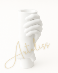 Elele Tutuşan Mini Vazo Minimalist Tasarım