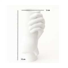 Elele Tutuşan Mini Vazo Minimalist Tasarım
