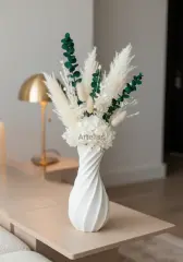 Dekoratif İskandinav Tasarım Sarmal Vazo