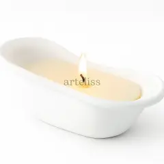 Küvet Tasarım Dekoratif Kokulu Mum Banyo Dekoru