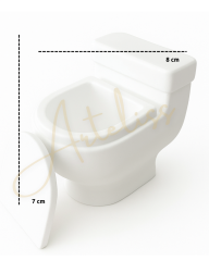 Kapaklı Klozet Dekoratif  Mum Banyo Dekorasyonu