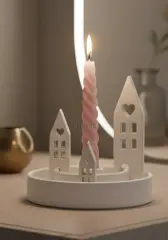 Dekoratif Işık Ev Şamdan Standı