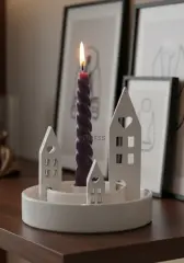 Dekoratif Işık Ev Şamdan Standı