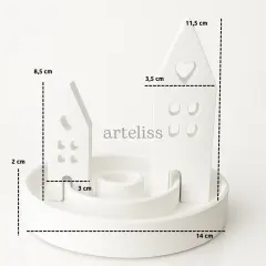 Dekoratif Işık Ev Şamdan Standı