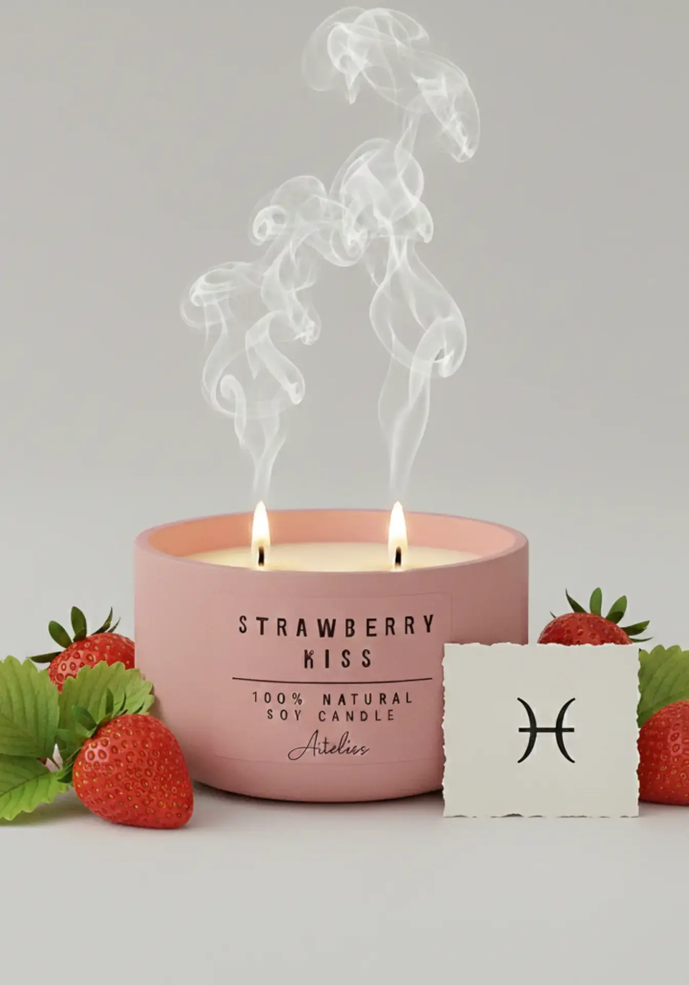 Dağ Çileği Kokulu Mum | Strawberry Kiss