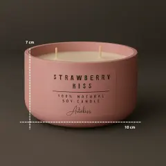 Dağ Çileği Kokulu Mum | Strawberry Kiss