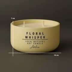 Hanımeli Çiçeği Kokulu Mum | Floral Whisper