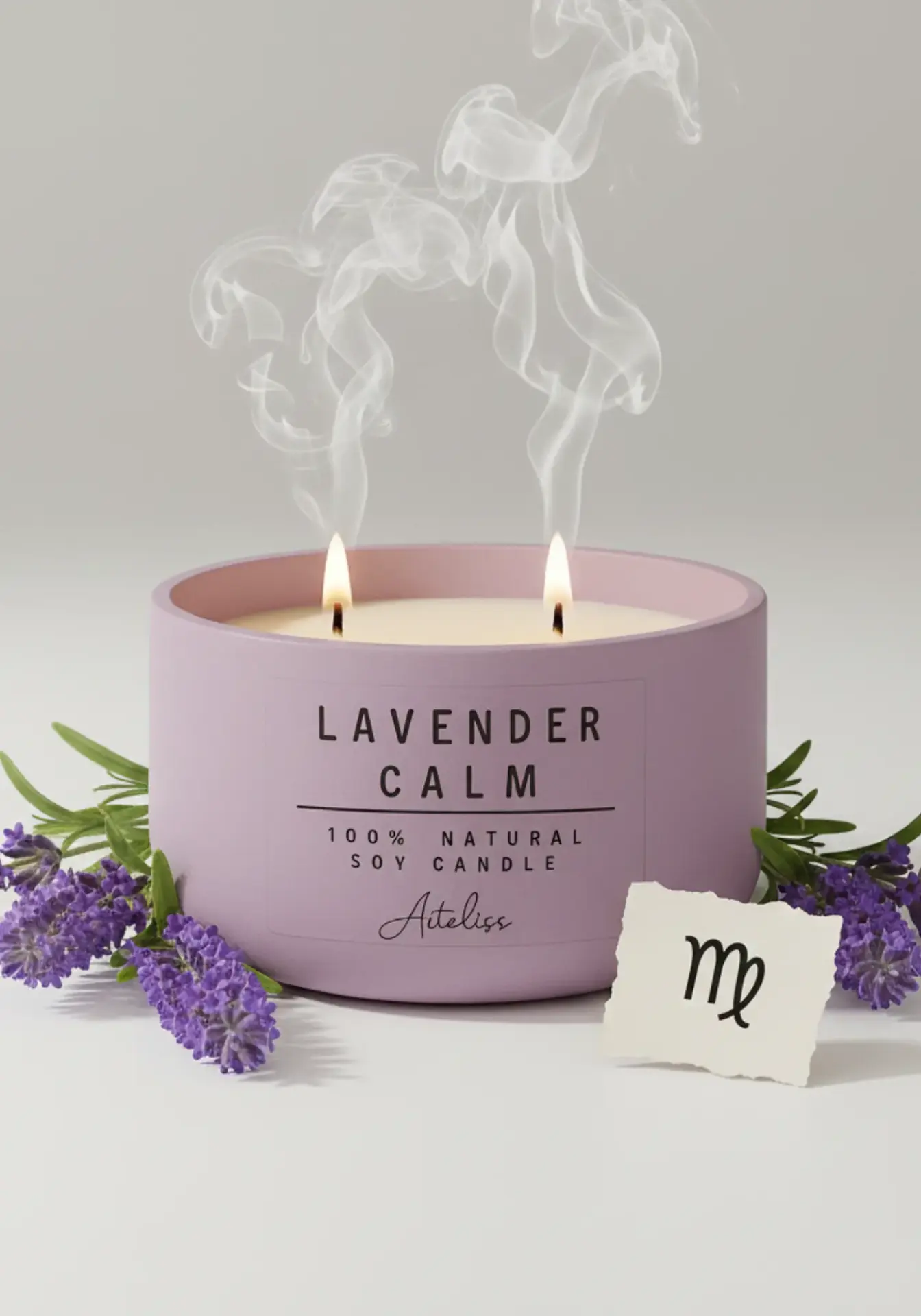 Lavanta Kokulu Mum | Lavender Calm