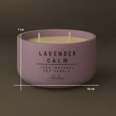 Lavanta Kokulu Mum | Lavender Calm