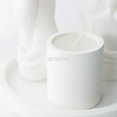 Dekoratif Sunum Tepsili Romantik Obje Mum Set