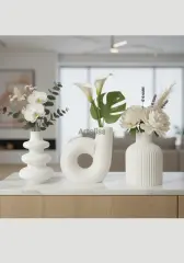 Üçlü Pinterest Pampas Vazo Seti