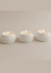 Minimal Üçlü Tealight Set