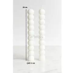 Dörtlü Bubble Şamdan Mumu